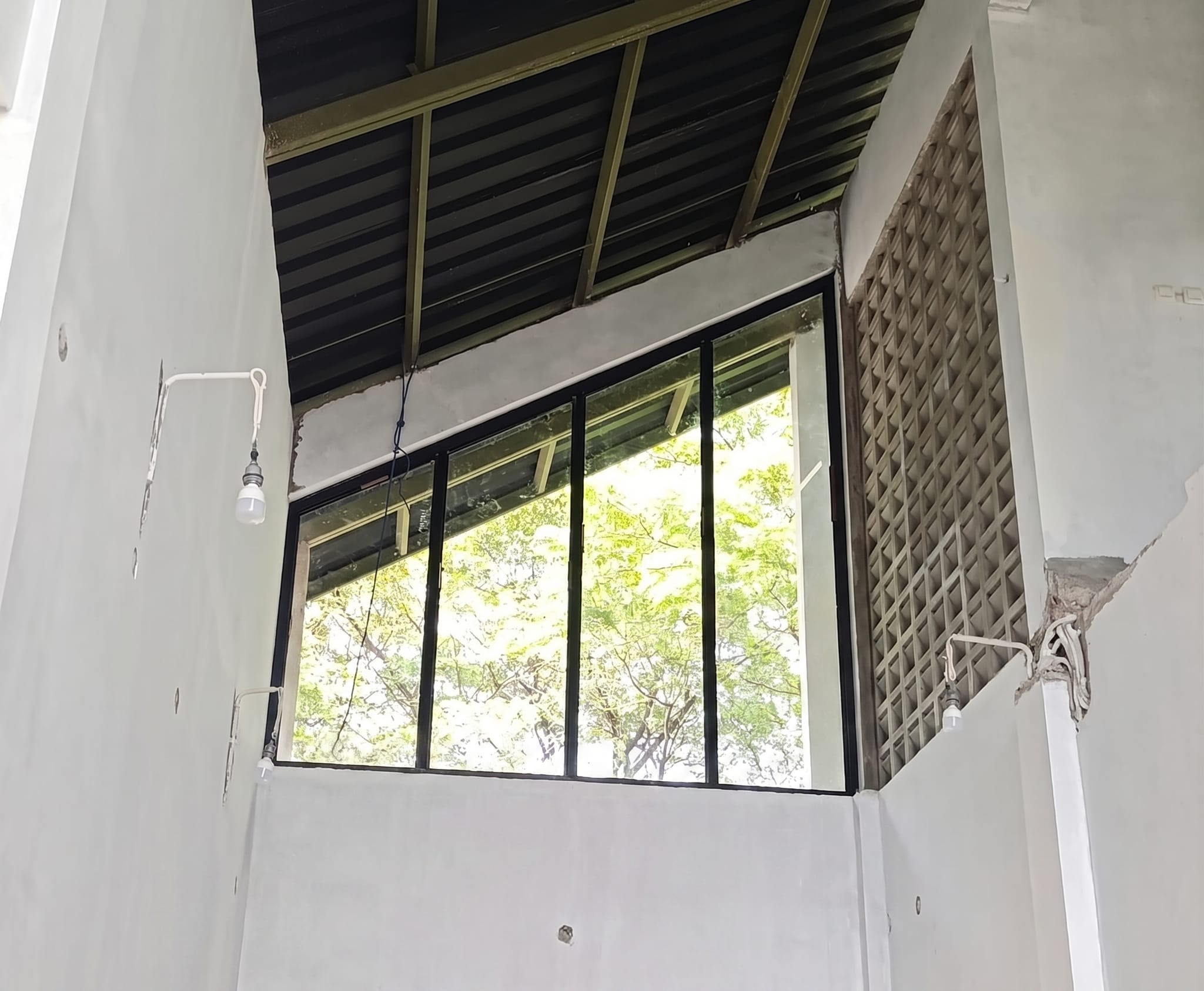 Jendela Kaca Mati 3 Daun uPVC Jekupin